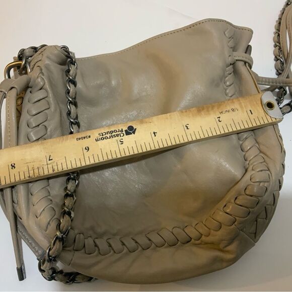 Elie Tahari leather Gray shoulder/crossbody bag snap closure - Picture 13 of 13